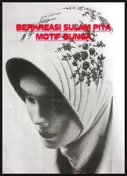 berkreasi sulam pita motif bunga