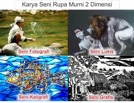 karya seni rupa murni 2 dimensi