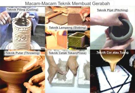 macam macam teknik membuat gerabah