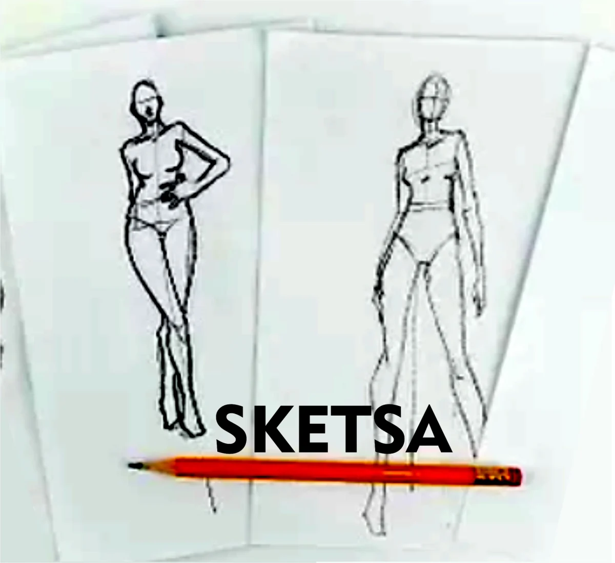 sketsa lukisan