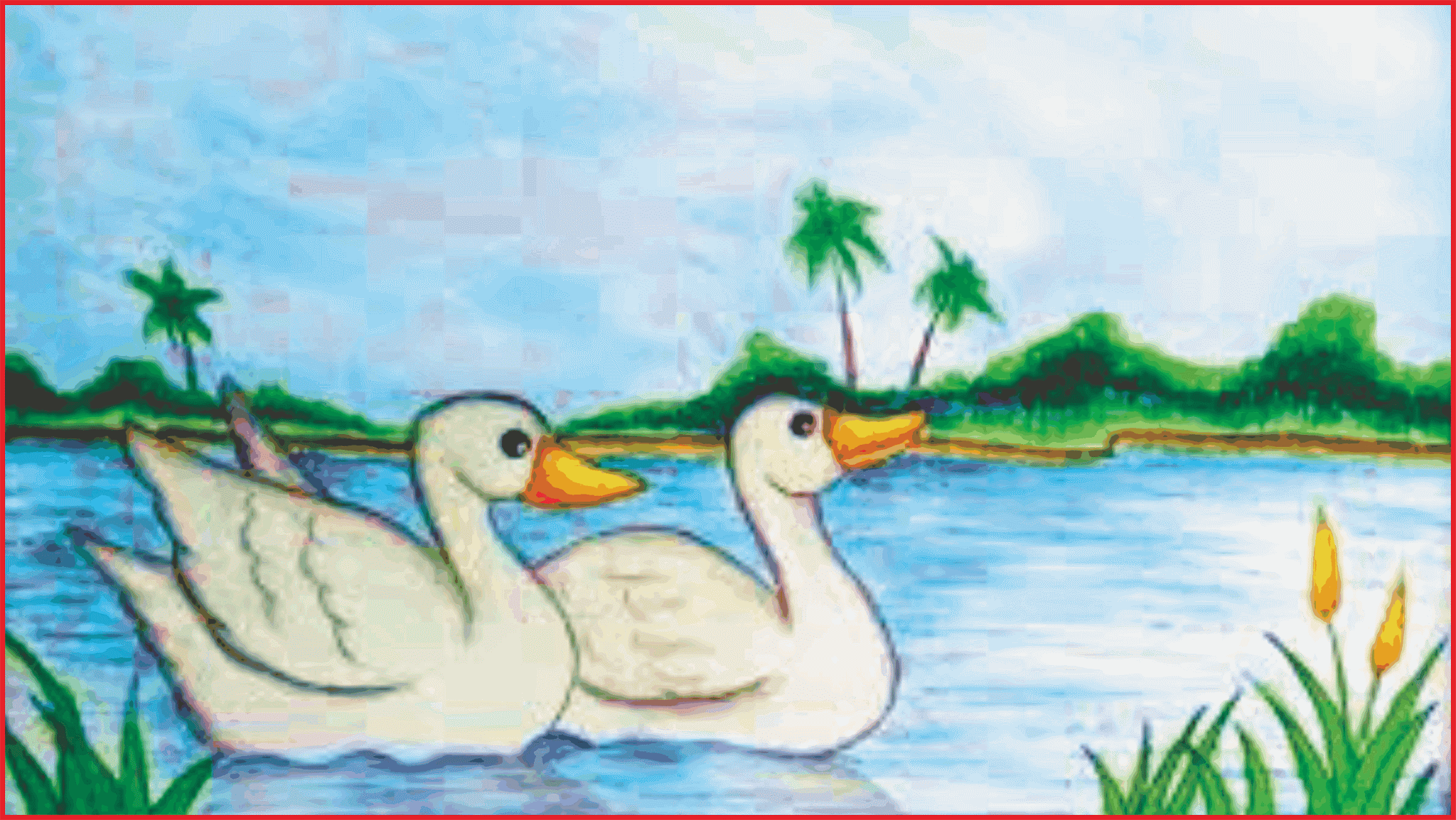 cara mewarnai gambar bebek cara mewarnai gambar bebek