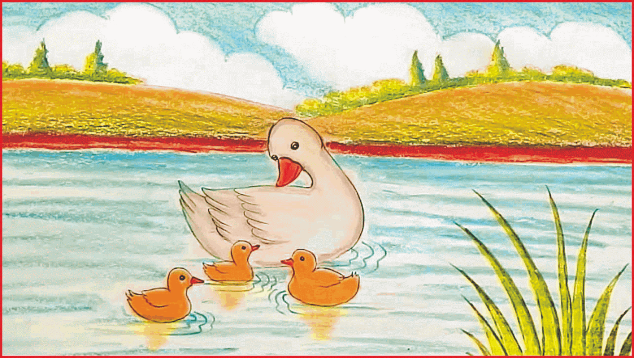 cara menggambar bebek mudah cara menggambar bebek mudah