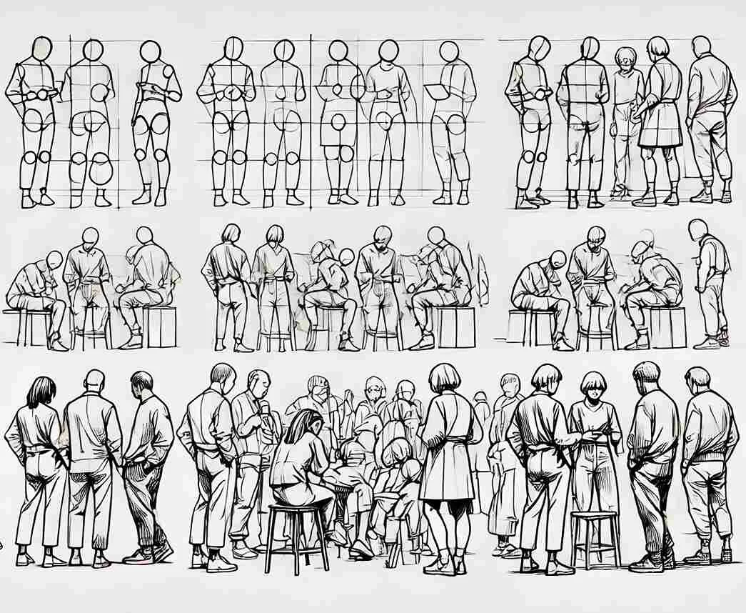 Teknik Menggambar Manusia dan Aktifitasnya 2 menggambar-manusia-dan-aktifitasnya