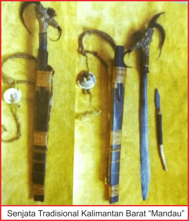 senjata tradisional kalimantan barat