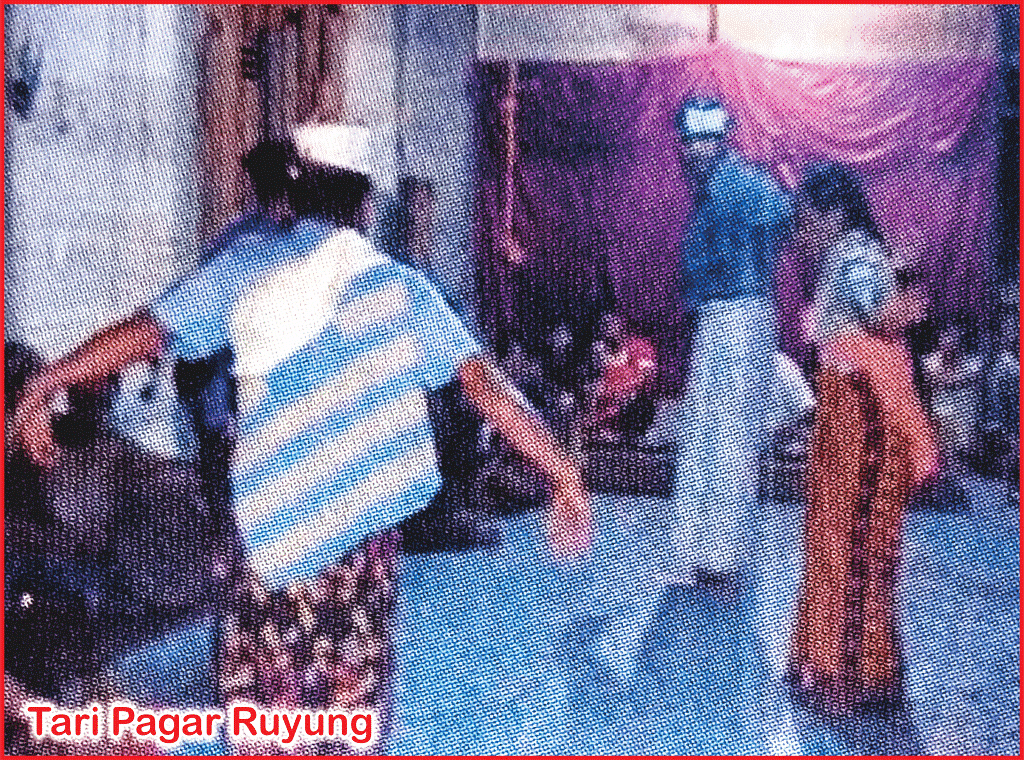 tari pagar ruyung kalimantan tengah