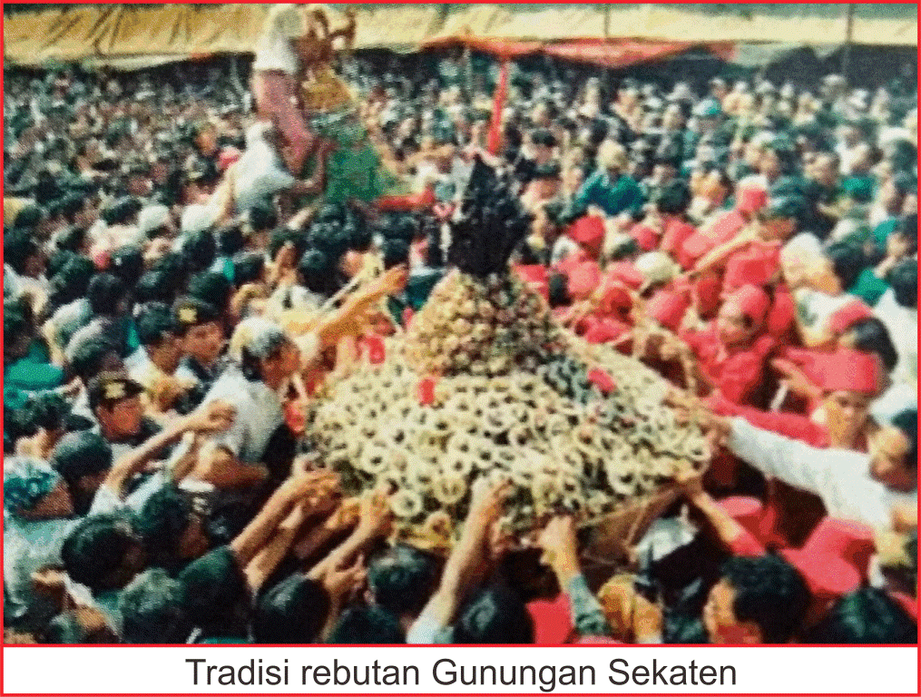 tradisi rebutan gunungan sekaten